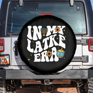 Hanukkah Jewish Holiday Gift Spare Tire Cover In My Latke Era TS12 No hole Black Print Your Wear