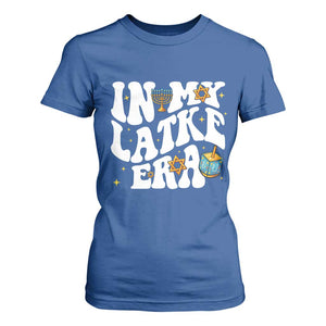 Hanukkah Jewish Holiday Gift T Shirt For Women In My Latke Era TS12 Royal Blue Print Your Wear