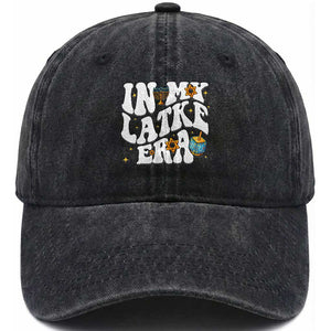 Hanukkah Jewish Holiday Gift Washed Cotton Baseball Cap In My Latke Era TS12 Print Your Wear