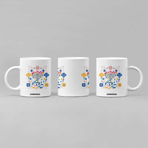 Hanukkah Floral Menorah Coffee Mug Jewish Gift For Women TS12 Print Your Wear