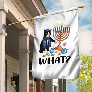 Funny Black Cat Chaos Hanukkah Menorah Gift Garden Flag TS12 Print Your Wear