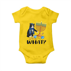 Funny Black Cat Chaos Hanukkah Menorah Gift Baby Onesie TS12 Daisy Print Your Wear