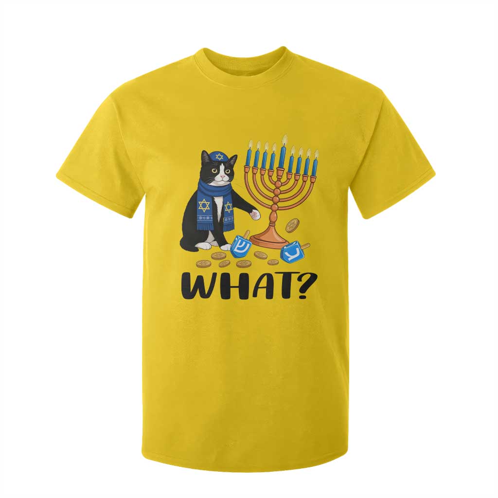 Funny Black Cat Chaos Hanukkah Menorah Gift T Shirt For Kid TS12 Daisy Print Your Wear
