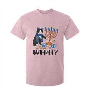 Funny Black Cat Chaos Hanukkah Menorah Gift T Shirt For Kid TS12 Light Pink Print Your Wear