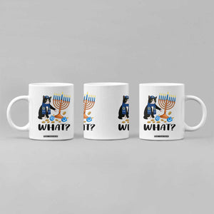 Funny Black Cat Chaos Hanukkah Menorah Gift Coffee Mug TS12 Print Your Wear