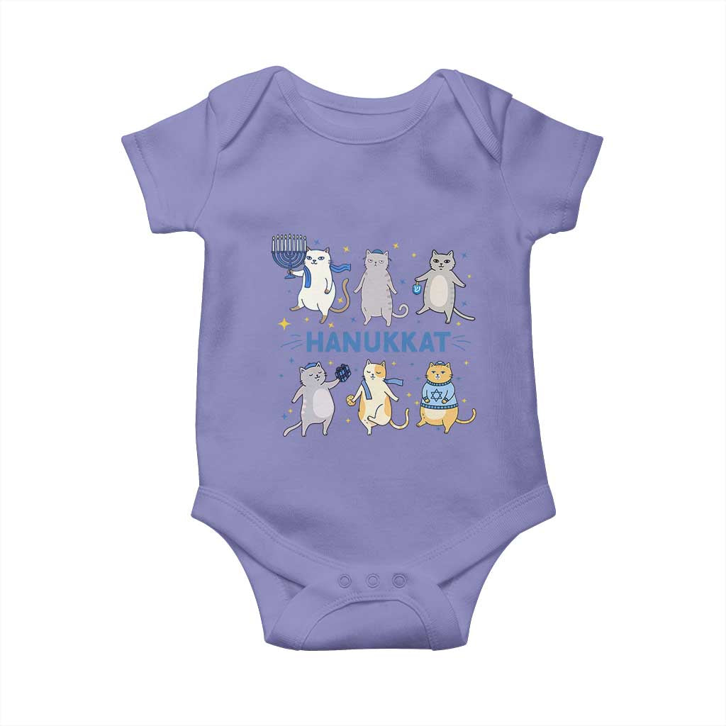Hanukkat Baby Onesie Funny Cats Hanukkah Festival Of Lights Gift TS12 Violet Print Your Wear