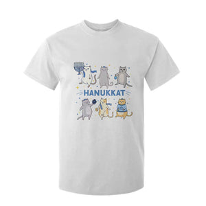 Hanukkat T Shirt For Kid Funny Cats Hanukkah Festival Of Lights Gift TS12 White Print Your Wear