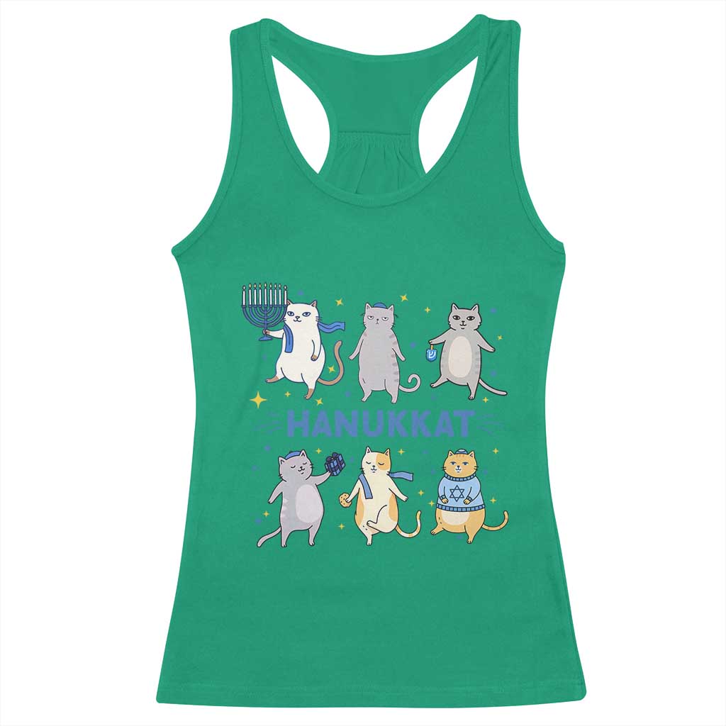 Hanukkat Racerback Tank Top Funny Cats Hanukkah Festival Of Lights Gift TS12 Irish Green Print Your Wear