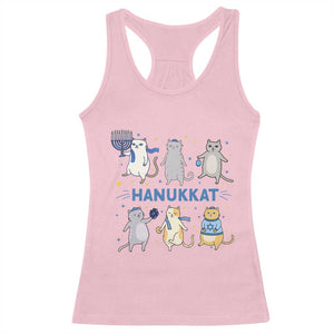 Hanukkat Racerback Tank Top Funny Cats Hanukkah Festival Of Lights Gift TS12 Light Pink Print Your Wear