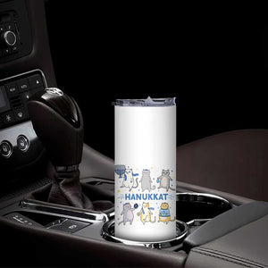 Hanukkat Skinny Tumbler Funny Cats Hanukkah Festival Of Lights Gift TS12 Print Your Wear