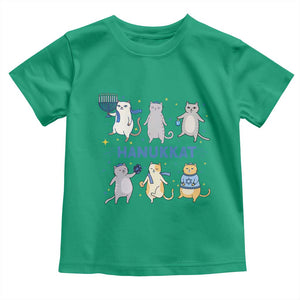 Hanukkat Toddler T Shirt Funny Cats Hanukkah Festival Of Lights Gift TS12 Irish Green Print Your Wear