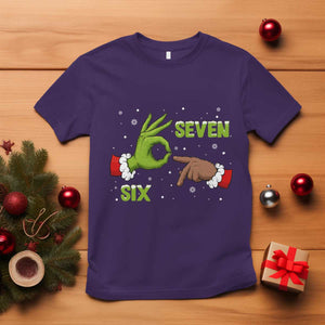 Funny Green And Bigfoot Six Seven Meme T Shirt Christmas Trend Gift TS12 Purple Print Your Wear