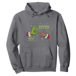 Funny Green And Bigfoot Six Seven Meme Hoodie Christmas Trend Gift TS12 Charcoal Print Your Wear