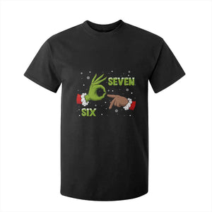 Funny Green And Bigfoot Six Seven Meme T Shirt For Kid Christmas Trend Gift TS12 Black Print Your Wear
