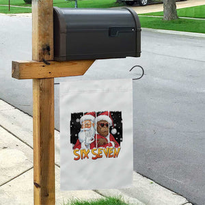 Six Seven Meme Santa Bigfoot Garden Flag 67 Viral Gen Alpha Slang Christmas Gift TS12 Print Your Wear