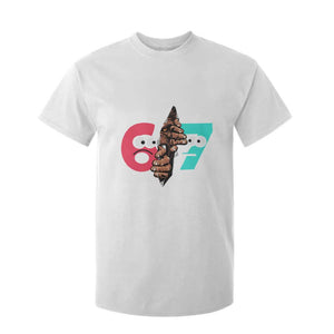 Bigfoot Six Seven Meme T Shirt For Kid 67 Viral Gen Alpha Slang Gift TS12 White Print Your Wear