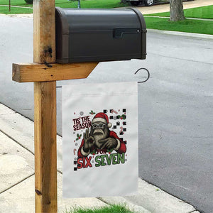 Funny Bigfoot Santa Tis The Season For Six Seven Meme Garden Flag Christmas Gift TS12 Print Your Wear
