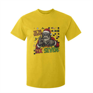 Funny Bigfoot Santa Tis The Season For Six Seven Meme T Shirt For Kid Christmas Gift TS12 Daisy Print Your Wear