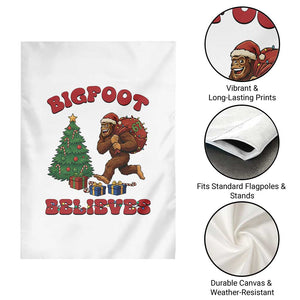 Funny Bigfoot Santa Believes Six Seven Meme Garden Flag Trendy Gen Z Xmas Gift TS12 Print Your Wear