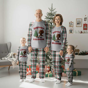 Funny Bigfoot Santa Believes Six Seven Meme Plaid Pajama Set Trendy Gen Z Xmas Gift TS12 Christmas Plaid Print Your Wear