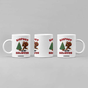 Funny Bigfoot Santa Believes Six Seven Meme Coffee Mug Trendy Gen Z Xmas Gift TS12 Print Your Wear