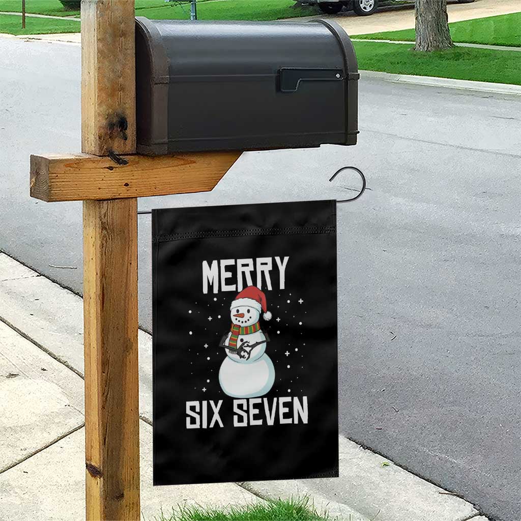 Funny Snowman Merry Six Seven Meme Garden Flag Christmas Trending 67 Gift TS12 Print Your Wear