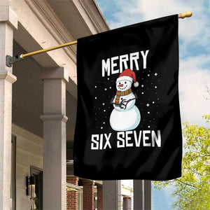 Funny Snowman Merry Six Seven Meme Garden Flag Christmas Trending 67 Gift TS12 Print Your Wear