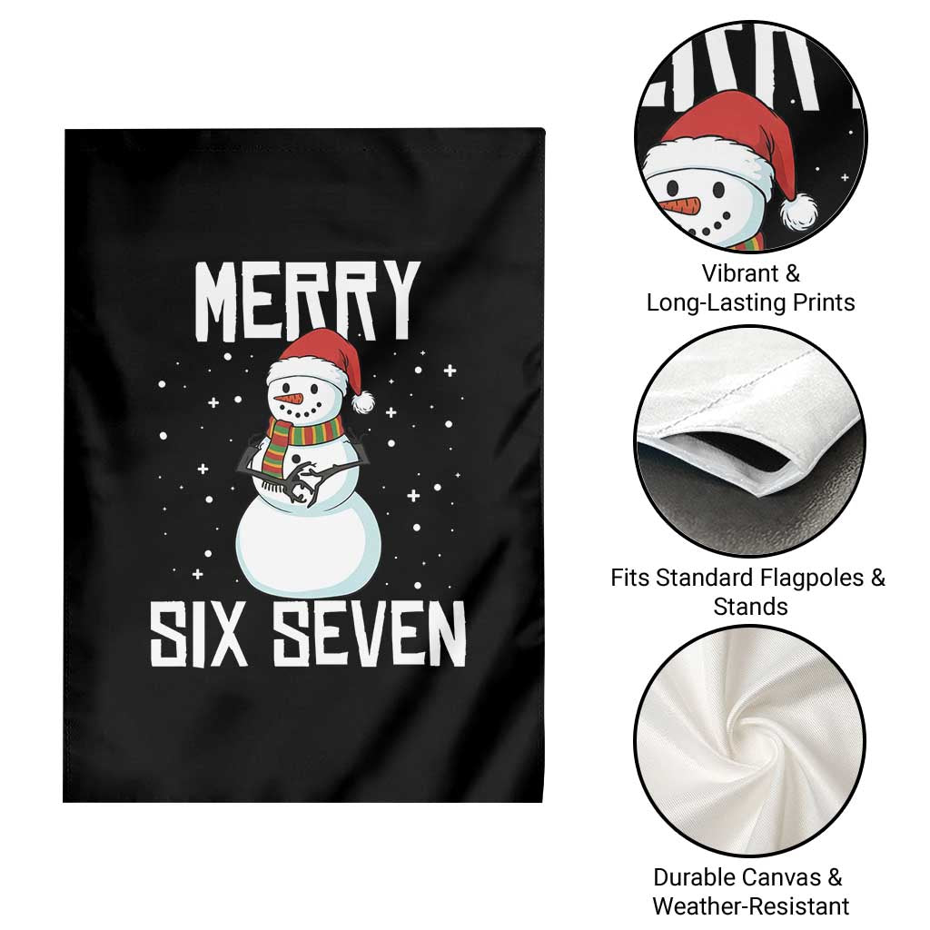 Funny Snowman Merry Six Seven Meme Garden Flag Christmas Trending 67 Gift TS12 Print Your Wear