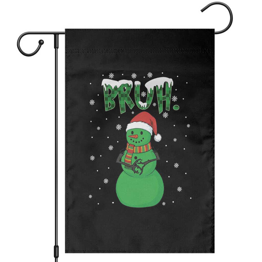 Funny Green Snowman Six Seven Meme Garden Flag Christmas Gift For Gen Z TS12 Black Print Your Wear