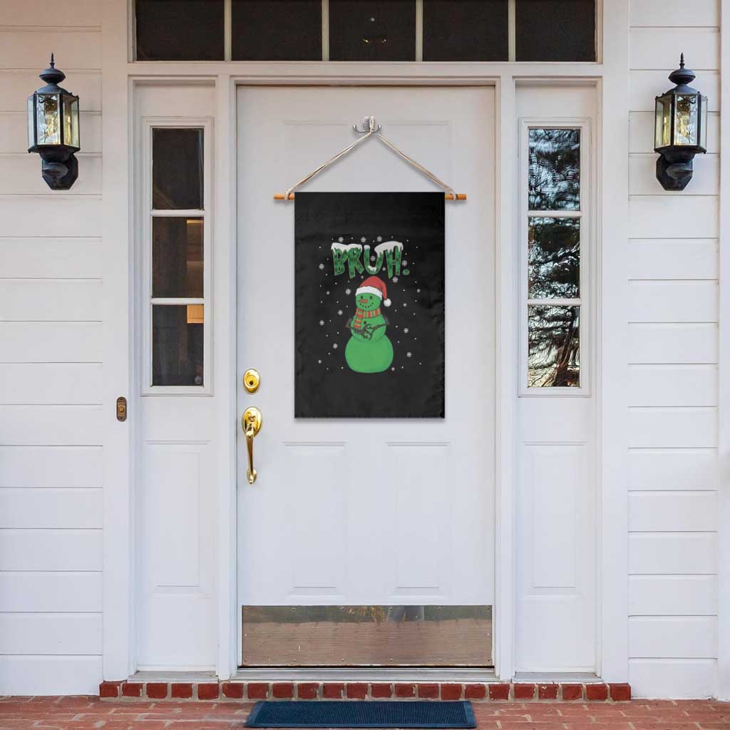Funny Green Snowman Six Seven Meme Garden Flag Christmas Gift For Gen Z TS12 Print Your Wear