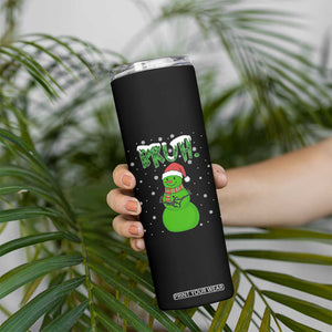Funny Green Snowman Six Seven Meme Skinny Tumbler Christmas Gift For Gen Z TS12 Print Your Wear