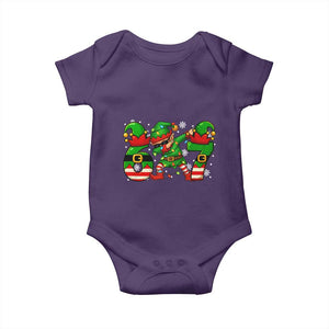 Funny Elf Dab Six Seven Meme Baby Onesie Christmas Trending 67 Gift TS12 Purple Print Your Wear