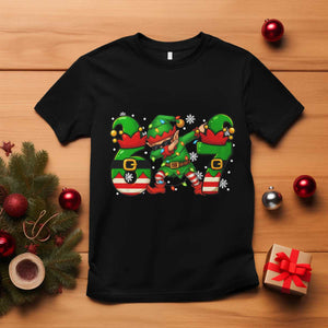 Funny Elf Dab Six Seven Meme T Shirt Christmas Trending 67 Gift TS12 Black Print Your Wear