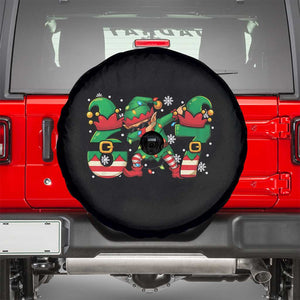 Funny Elf Dab Six Seven Meme Spare Tire Cover Christmas Trending 67 Gift TS12 Black Print Your Wear