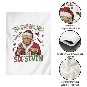 Funny Trump Patriotic Six Seven Meme Garden Flag Tis The Season Christmas Gift TS12 Print Your Wear