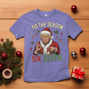 Funny Trump Patriotic Six Seven Meme T Shirt Tis The Season Christmas Gift TS12 Violet Print Your Wear