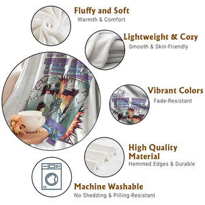 Funny Statue Of Liberty Six Seven Meme Throw Blanket What The Hell Is 67 Gift TS12 Print Your Wear