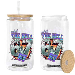 Funny Statue Of Liberty Six Seven Meme Glass Can What The Hell Is 67 Gift TS12 Print Your Wear