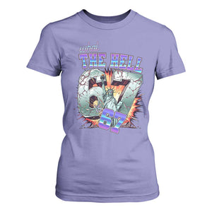 Funny Statue Of Liberty Six Seven Meme T Shirt For Women What The Hell Is 67 Gift TS12 Violet Print Your Wear