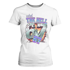 Funny Statue Of Liberty Six Seven Meme T Shirt For Women What The Hell Is 67 Gift TS12 White Print Your Wear