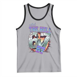 Funny Statue Of Liberty Six Seven Meme Tank Top What The Hell Is 67 Gift TS12 Athletic Heather Black Print Your Wear
