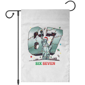 Statue Of Liberty Six Seven Meme Garden Flag Trendy Gen Z Christmas Gift TS12 White Print Your Wear