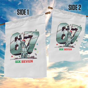 Statue Of Liberty Six Seven Meme Garden Flag Trendy Gen Z Christmas Gift TS12 Print Your Wear
