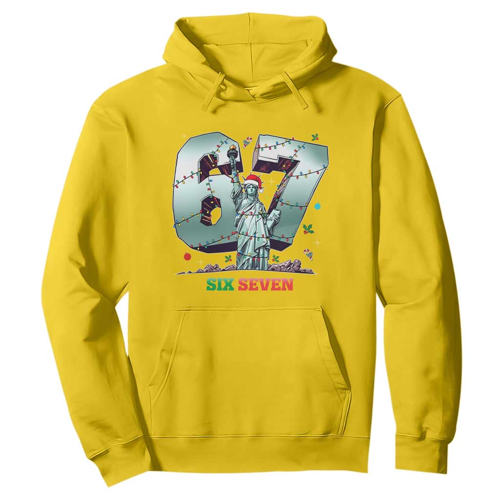 Statue Of Liberty Six Seven Meme Hoodie Trendy Gen Z Christmas Gift TS12 Daisy Print Your Wear