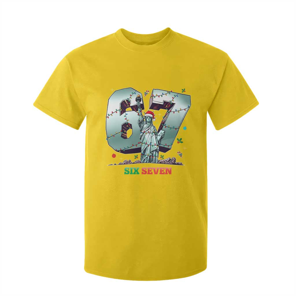 Statue Of Liberty Six Seven Meme T Shirt For Kid Trendy Gen Z Christmas Gift TS12 Daisy Print Your Wear