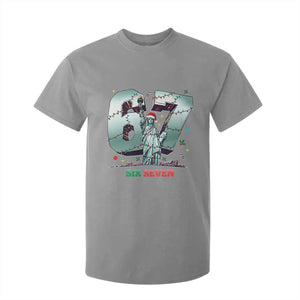 Statue Of Liberty Six Seven Meme T Shirt For Kid Trendy Gen Z Christmas Gift TS12 Sport Gray Print Your Wear