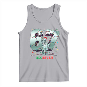 Statue Of Liberty Six Seven Meme Tank Top Trendy Gen Z Christmas Gift TS12 Athletic Heather Print Your Wear