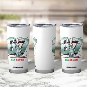Statue Of Liberty Six Seven Meme Tumbler Cup Trendy Gen Z Christmas Gift TS12 Print Your Wear