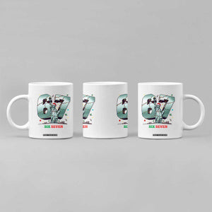 Statue Of Liberty Six Seven Meme Coffee Mug Trendy Gen Z Christmas Gift TS12 Print Your Wear