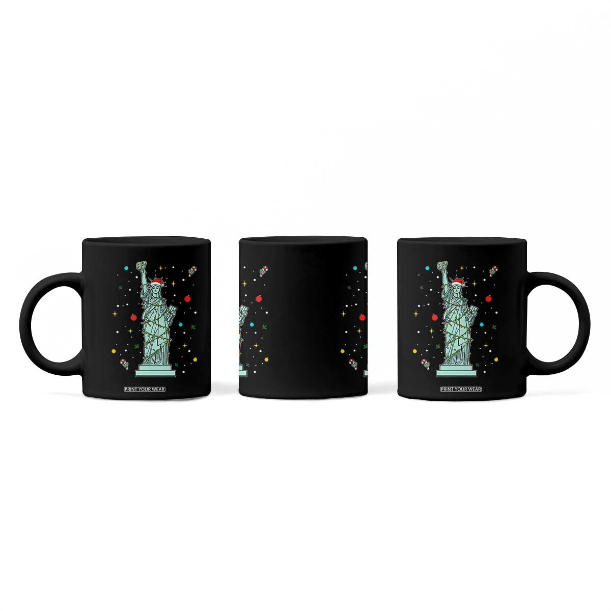 Statue Of Liberty Six Seven Meme Coffee Mug Gen Alpha 67 Trend Christmas Gift TS12 Print Your Wear